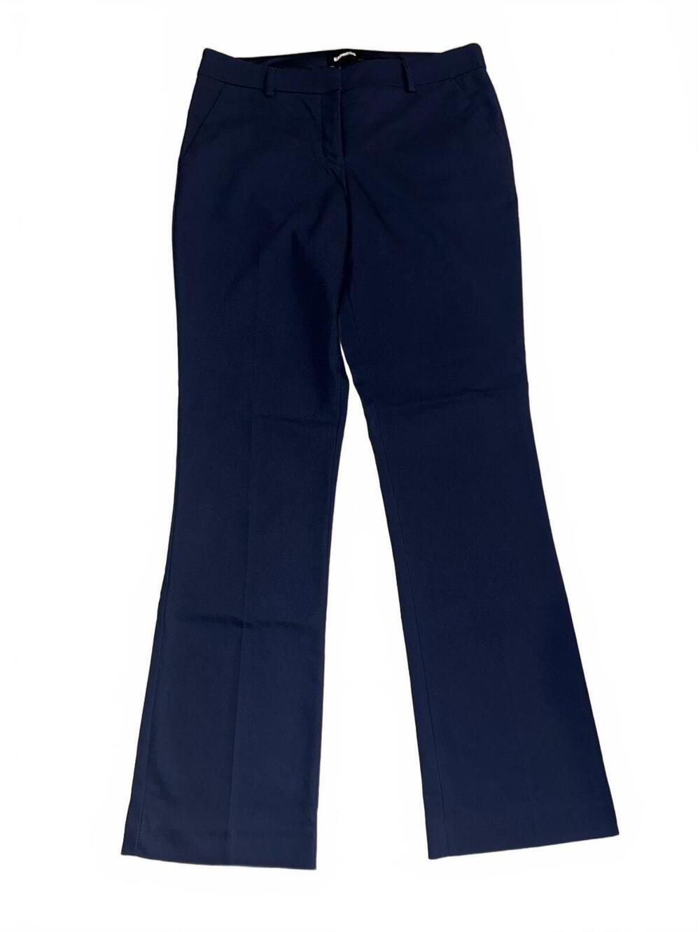 Women’s Express mid rise stretch navy blue bootcut trousers Size 10R